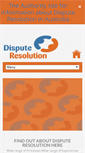Mobile Screenshot of disputeresolution.com.au